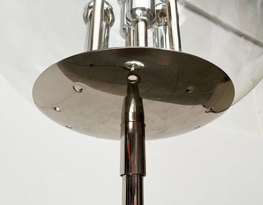 Mid-Century German Space Age Big Ball Planet Chrome and Glass Floor Lamp from Doria Leuchten, 1960s-UAH-1818599