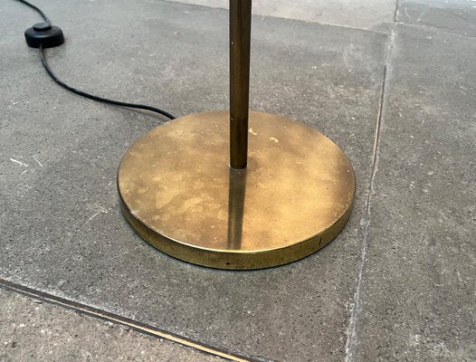 Mid-Century German Space Age Brass Floor Lamp from Kaiser Leuchten, 1960s-UAH-1797634