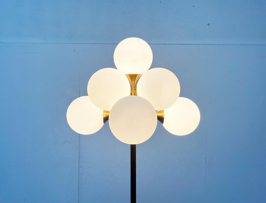 Mid-Century German Space Age Brass Floor Lamp from Kaiser Leuchten, 1960s-UAH-1797634