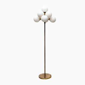 Mid-Century German Space Age Brass Floor Lamp from Kaiser Leuchten, 1960s-UAH-1797634