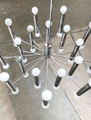 Mid-Century German Space Age Chandelier from Doria Leuchten, 1960s-UAH-1339361