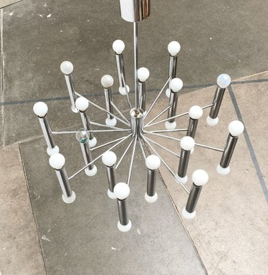 Mid-Century German Space Age Chandelier from Doria Leuchten, 1960s-UAH-1339361