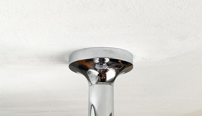 Mid-Century German Space Age Chrome Ceiling Lamp from Cosack, 1960s-UAH-1449718