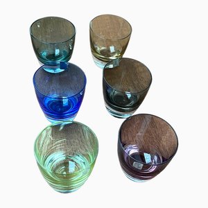 Mid-Century German Space Age Colorful Shot Glasses from Gral, 1960s, Set of 5-UAH-1785614