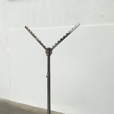 Mid-Century German Space Age Metal Coat Rack from Bremshey, Solingen-UAH-952631