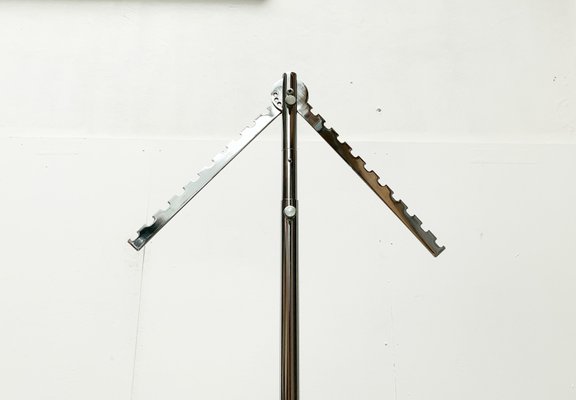 Mid-Century German Space Age Metal Coat Rack from Bremshey, Solingen-UAH-952631