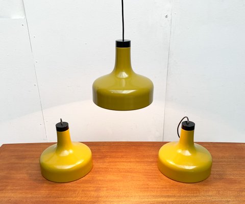 Mid-Century German Space Age Pendant Lamp from Staff Leuchten, 1960s, Set of 3-UAH-1436398