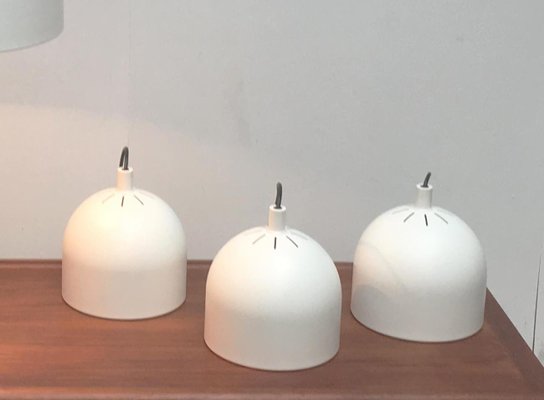 Mid-Century German Space Age White Pendant Lamp from Staff Leuchten-UAH-864041