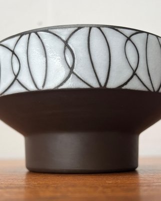 Mid-Century German Studio Pottery Bowl or Ikebana Vase from BKW Böttger Keramik Wandsbek, Hamburg, 1960s-UAH-1782849