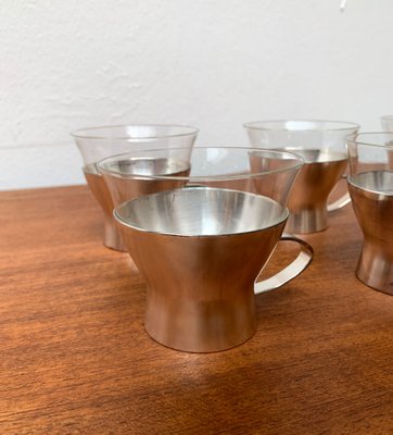 Mid-Century German Tea Glasses from WMF, 1960s, Set of 4-UAH-1289266