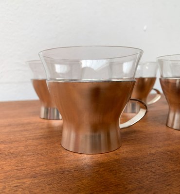 Mid-Century German Tea Glasses from WMF, 1960s, Set of 4-UAH-1289266