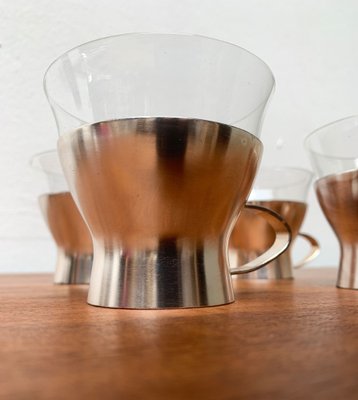 Mid-Century German Tea Glasses from WMF, 1960s, Set of 4-UAH-1289266