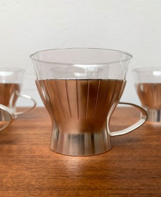 Mid-Century German Tea Glasses from WMF, 1960s, Set of 4-UAH-1289268