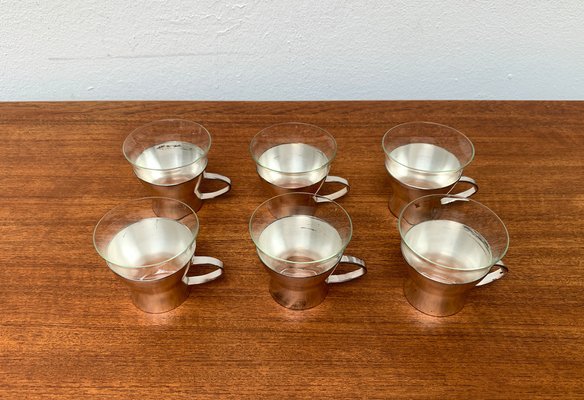 Mid-Century German Tea Glasses from WMF, 1960s, Set of 4-UAH-1289266