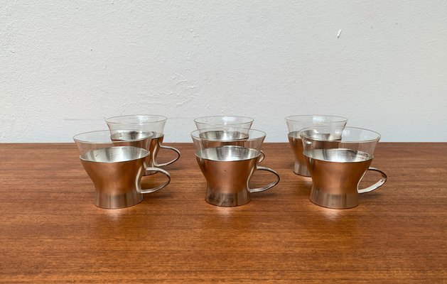 Mid-Century German Tea Glasses from WMF, 1960s, Set of 4-UAH-1289266