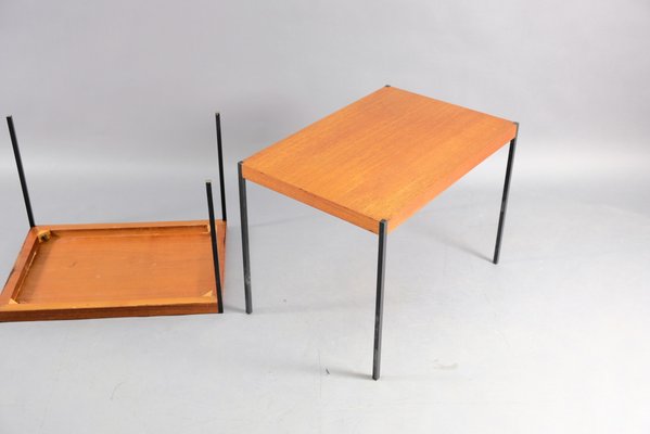 Mid-Century German Teak Side Tables, Set of 2-CIP-669867