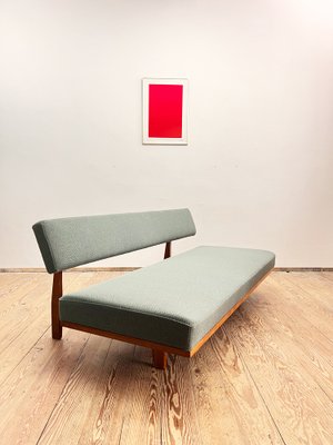 Mid-Century German Three-Seater Sofa in Cherry Wood by Hans Bellmann for Wilkhahn, 1950-DOY-1384000