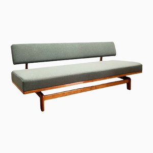 Mid-Century German Three-Seater Sofa in Cherry Wood by Hans Bellmann for Wilkhahn, 1950-DOY-1384000