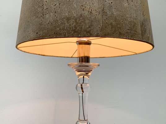 Mid-Century German Tiffany Glass Table Lamp by Ingo Maurer, 1960s-UAH-1033692