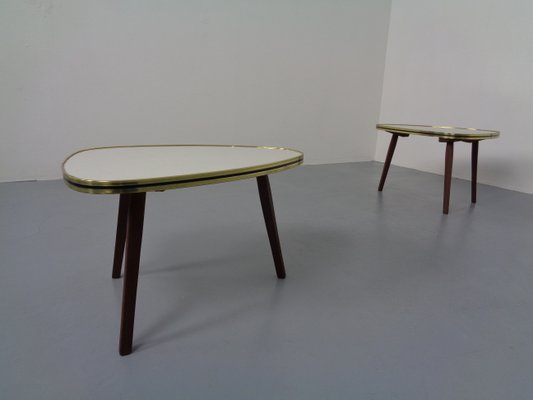 Mid-Century German Tripod Flower Side Tables, 1960s, Set of 2-RDW-994858