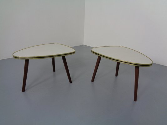 Mid-Century German Tripod Flower Side Tables, 1960s, Set of 2-RDW-994858