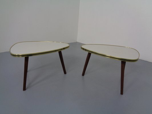 Mid-Century German Tripod Flower Side Tables, 1960s, Set of 2-RDW-994858