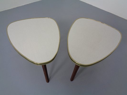 Mid-Century German Tripod Flower Side Tables, 1960s, Set of 2-RDW-994858