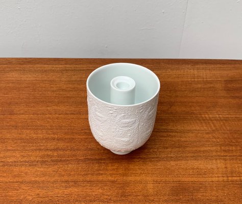 Mid-Century German White Porcelain Candleholder by Bjørn Wiinblad for Rosenthal-UAH-979566