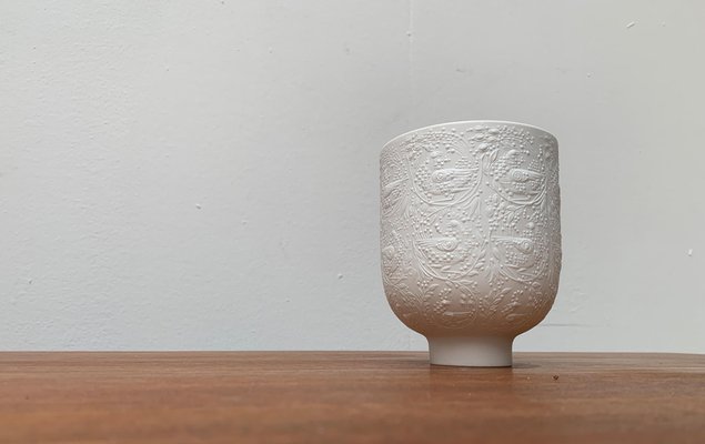 Mid-Century German White Porcelain Candleholder by Bjørn Wiinblad for Rosenthal-UAH-979566