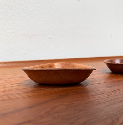 Mid-Century German Wooden Bowls, 1960s, Set of 5-UAH-1377559