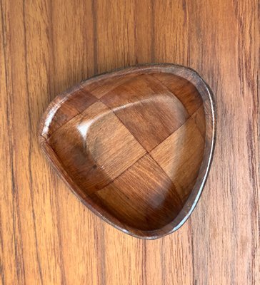 Mid-Century German Wooden Bowls, 1960s, Set of 5-UAH-1377559