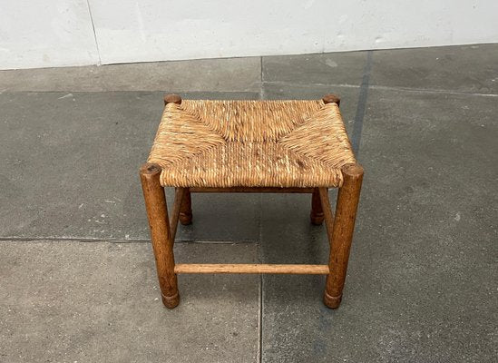 Mid-Century German Wooden Stool, 1960s-UAH-2036089