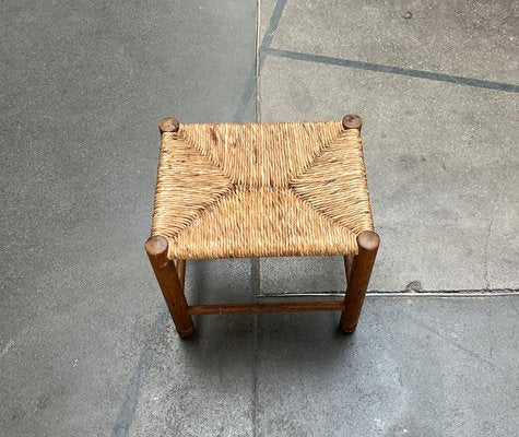 Mid-Century German Wooden Stool, 1960s-UAH-2036089