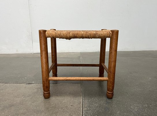 Mid-Century German Wooden Stool, 1960s-UAH-2036089