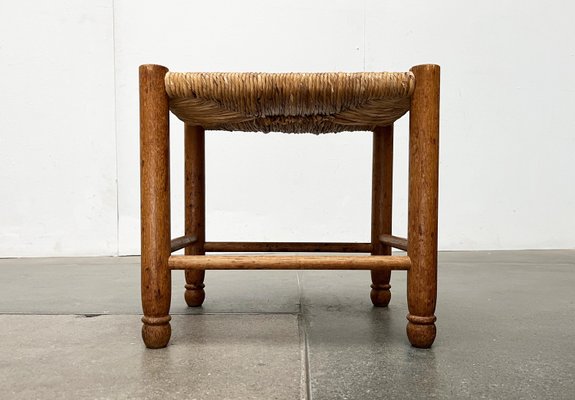 Mid-Century German Wooden Stool, 1960s-UAH-2036089