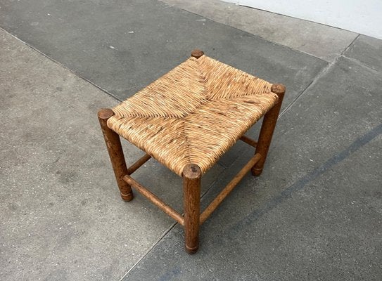 Mid-Century German Wooden Stool, 1960s-UAH-2036089