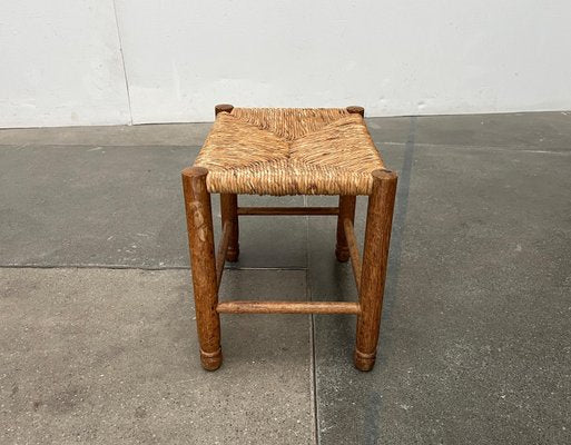 Mid-Century German Wooden Stool, 1960s-UAH-2036089