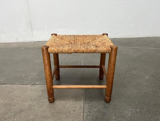 Mid-Century German Wooden Stool, 1960s-UAH-2036089