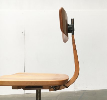 Mid-Century German Wooden Swivel Chair from Sedus-UAH-851084