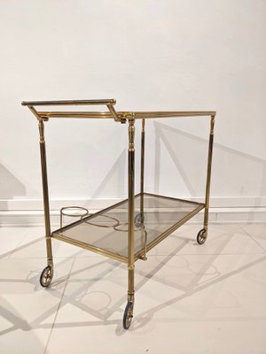 Mid-Century Gilded Brass Trolley-DLN-1088072