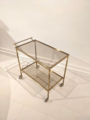 Mid-Century Gilded Brass Trolley-DLN-1088072