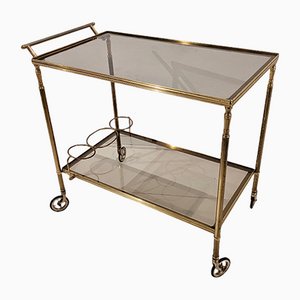 Mid-Century Gilded Brass Trolley-DLN-1088072