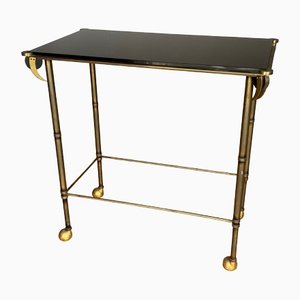 Mid-Century Gilt Tubular Table-QKG-1449951