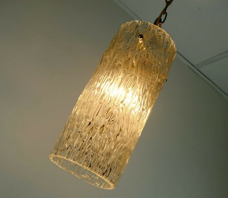 Mid-Century Glass and Brass Chandelier by J. T. Kalmar for Kalmar Franken KG, 1950s-FH-594295