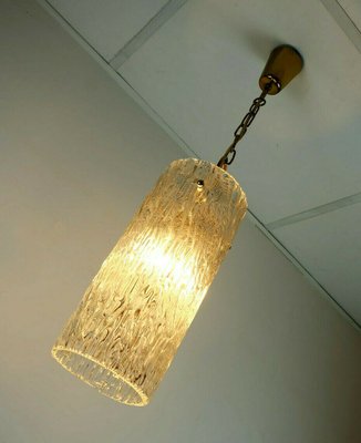 Mid-Century Glass and Brass Chandelier by J. T. Kalmar for Kalmar Franken KG, 1950s-FH-594295