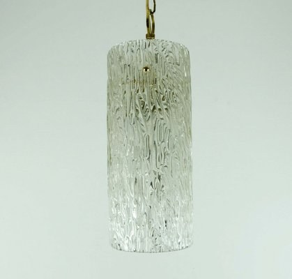 Mid-Century Glass and Brass Chandelier by J. T. Kalmar for Kalmar Franken KG, 1950s-FH-594295