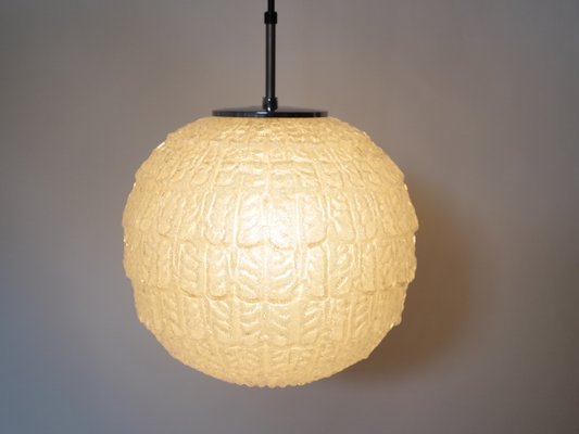 Mid-Century Glass Ball Ceiling Lamp, 1960s-LVS-1257268