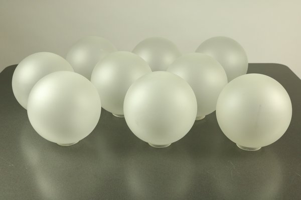 Mid-Century Glass Ball Sputnik Pendant Lamp, 1970s-FUP-691922