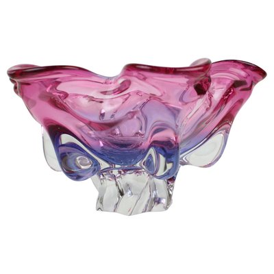 Mid-Century Glass Bowl by Josef Hospodka, 1960s-TZ-946219