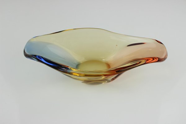 Mid-Century Glass Bowl by Josef Hospodka, 1960s-TZ-946215